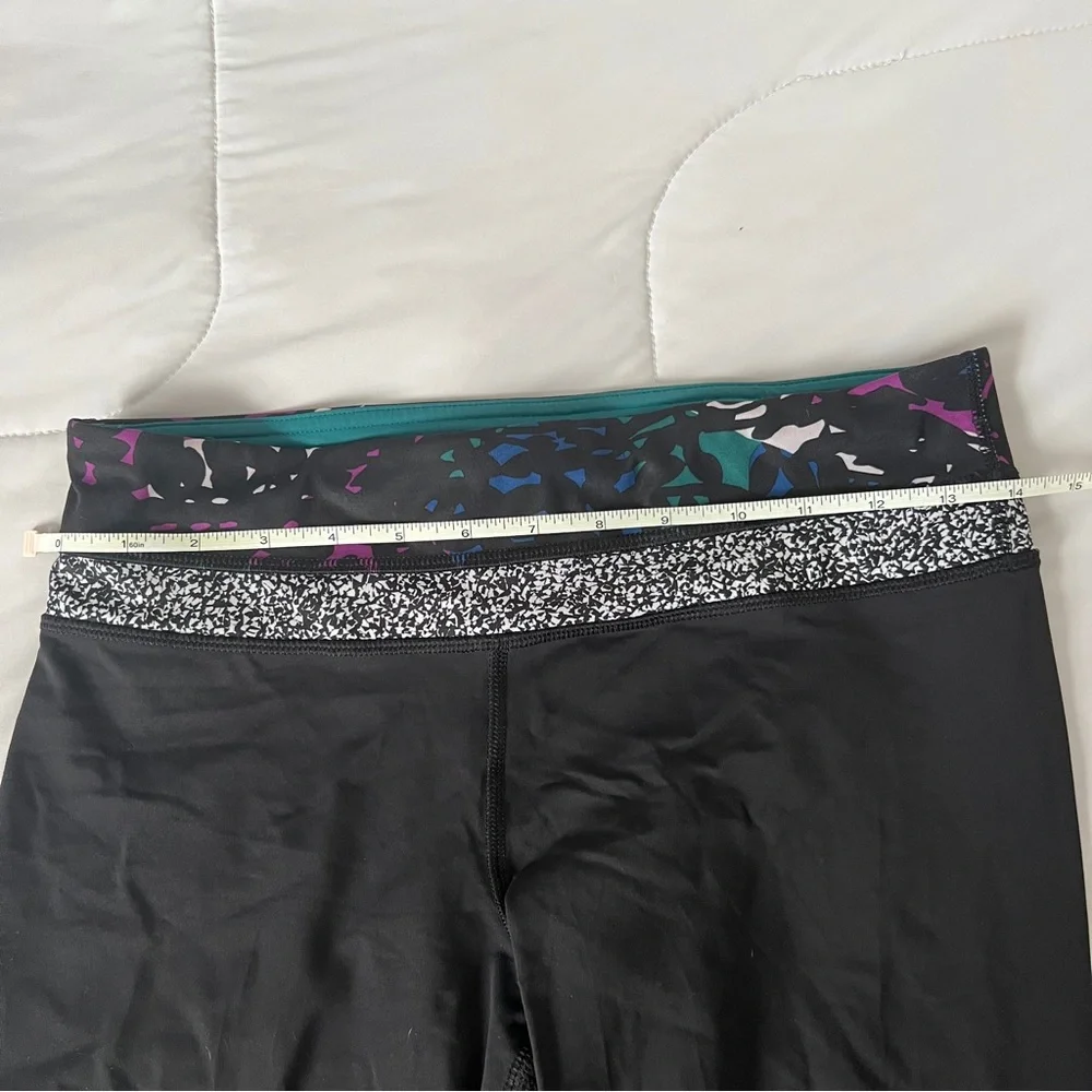 Lululemon black colorful leggings - Picture 7 of 8